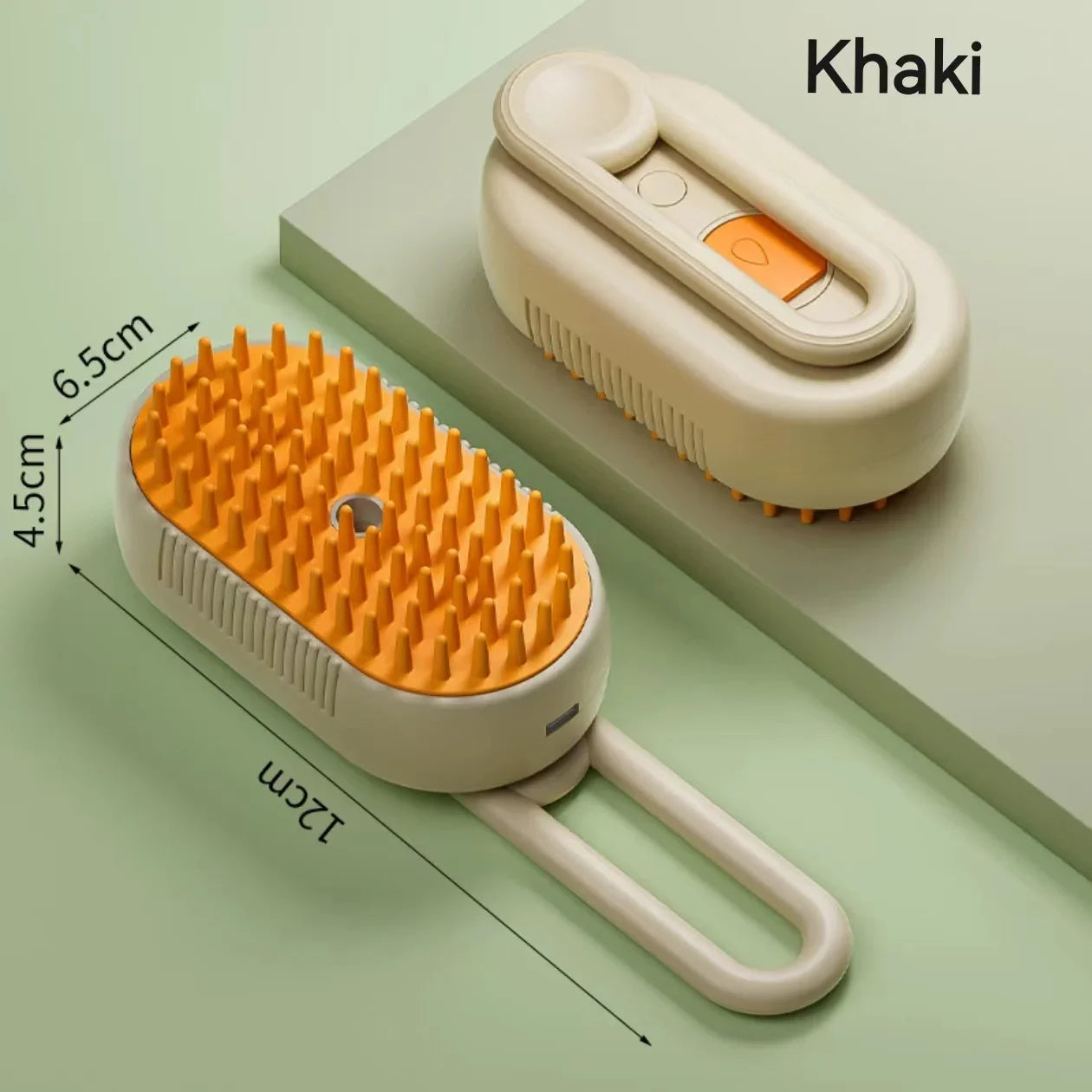 3-in-1 Electric Pet Hair Brush – Steam Spray, Massage & Hair Removal
