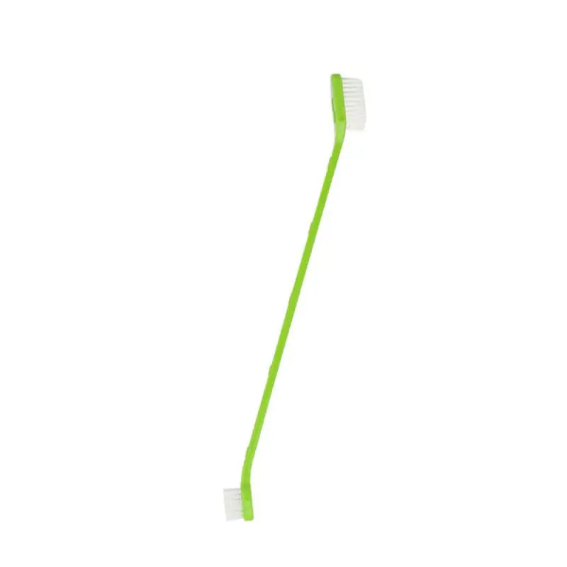 Double Head Dog Toothbrush – Multi-Angle Nylon Bristle Cleaner