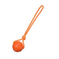Cotton Rope Ball on Rope – Interactive Dog Toy for All Sizes