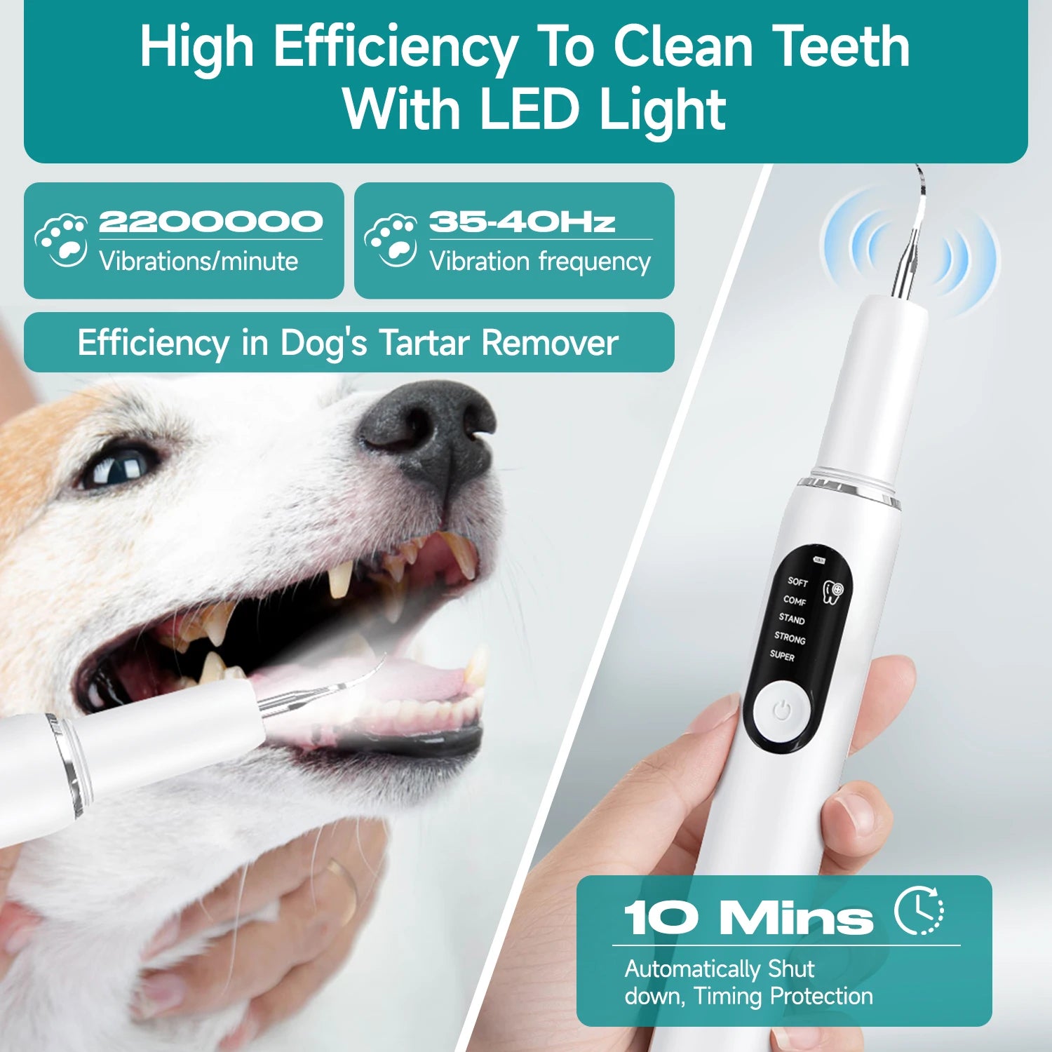 Dog Ultrasonic Tooth Cleaner – Tartar Remover