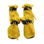 NONECN Dog Paw Protectors – Adjustable Drawstring Dog Socks, 4-Piece Set