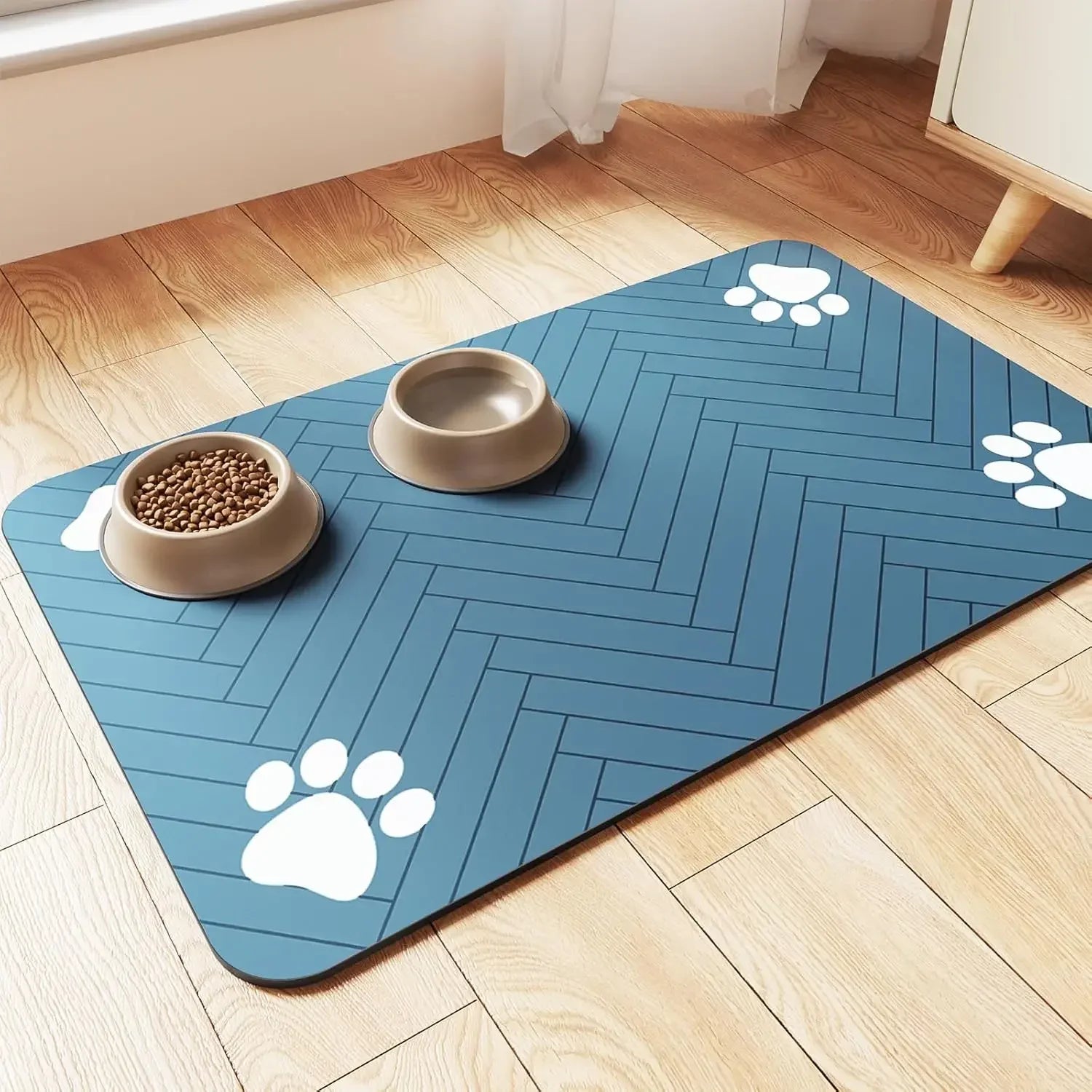 Pet Placemat for Dogs – Waterproof Dog Food & Water Bowl Mat, Quick-Dry, Anti-Slip Feeder Pad