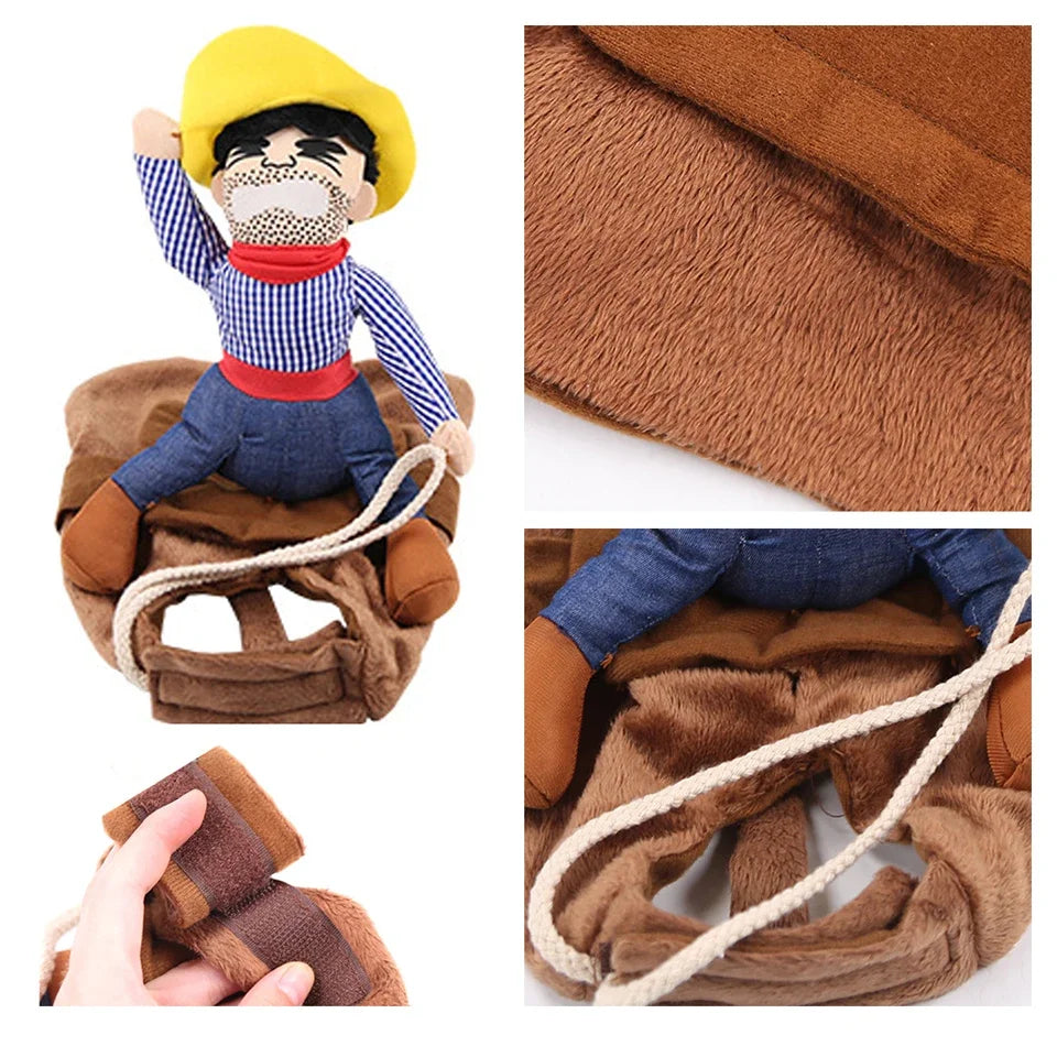 Halloween Dog Cowboy Costume Jacket – Cotton Coat