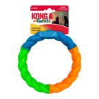 KONG Twistz High-Viz Ring – Glow-in-the-Dark Fetch Toy (S)