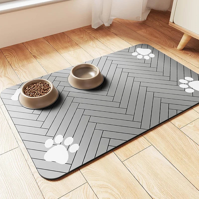 Pet Placemat for Dogs – Waterproof Dog Food & Water Bowl Mat, Quick-Dry, Anti-Slip Feeder Pad