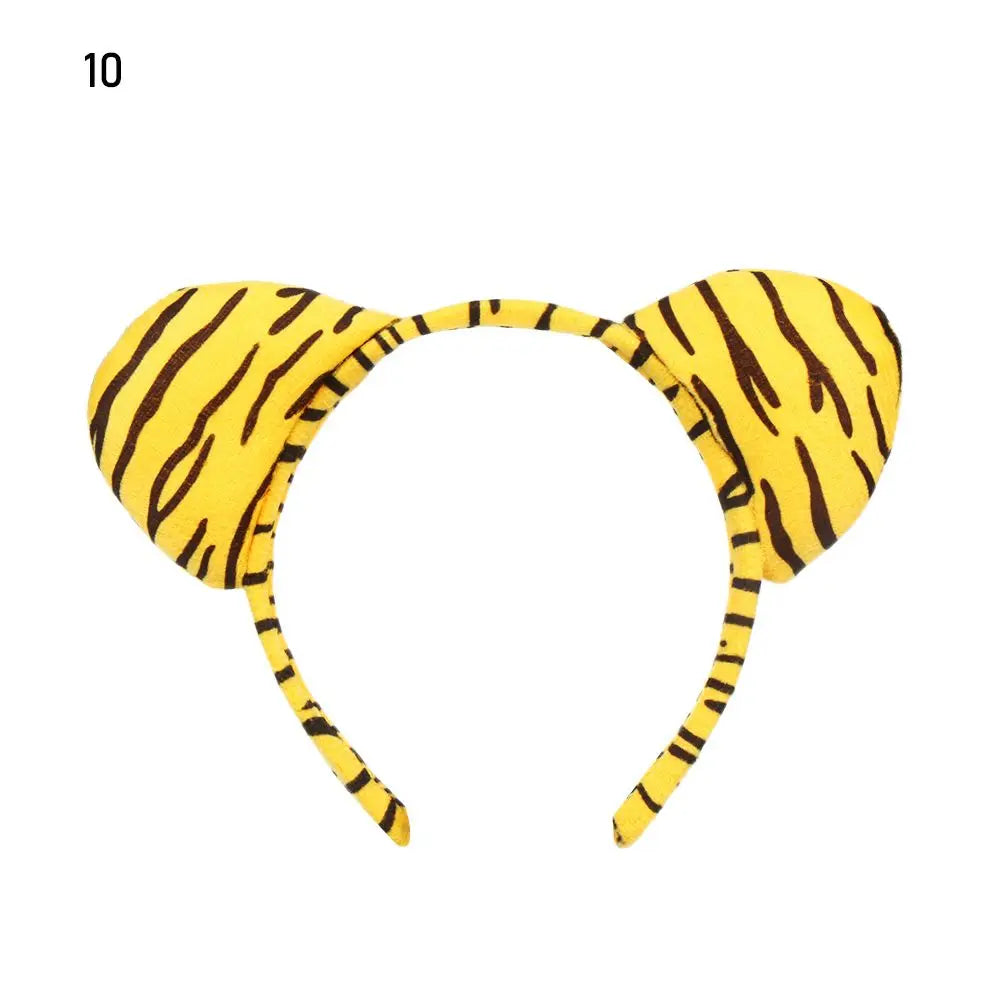 Plush Animal Ears Headband – Cosplay & Party Accessory