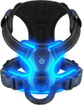 LED Glow Dog Harness – USB Rechargeable Reflective Night Vest