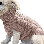 Dog Sweater for Small Breeds – Autumn Knit Fleece Warmwear