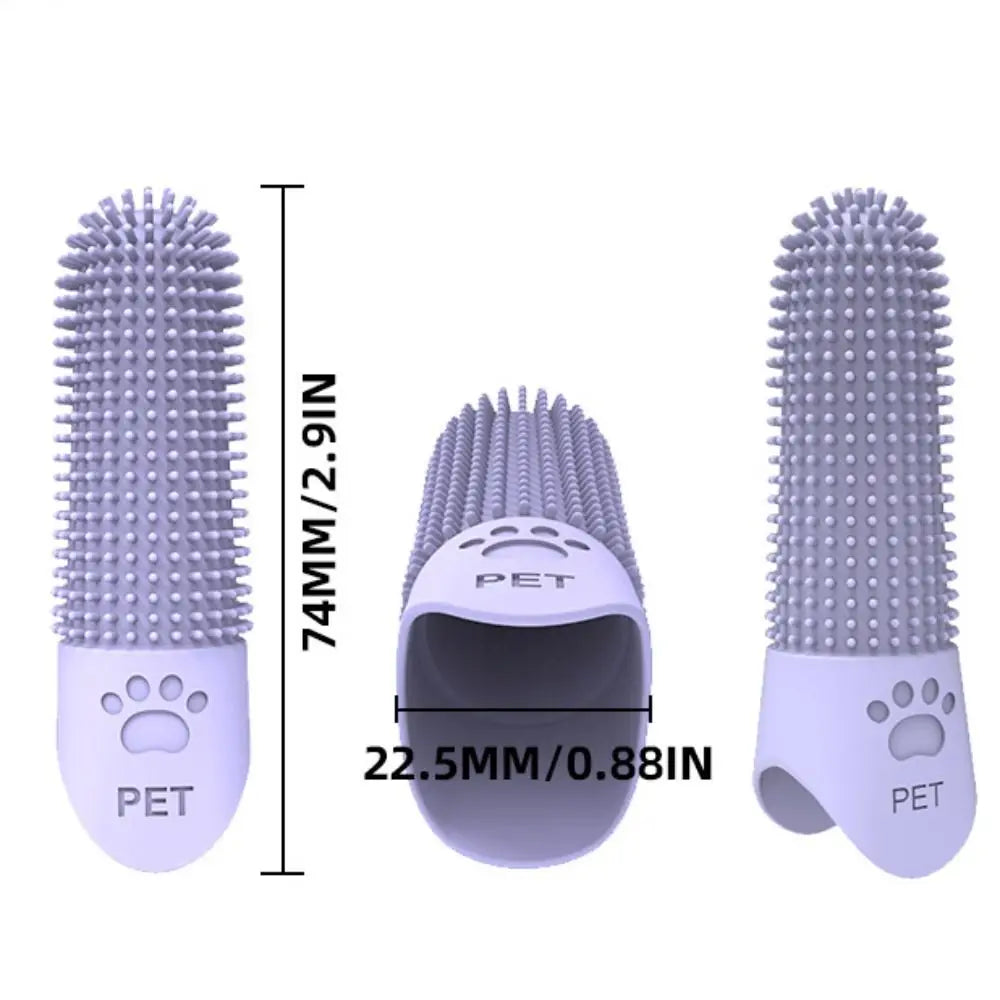 360° Dog Finger Toothbrush - Silicone Pet Dental Brush | Despitego