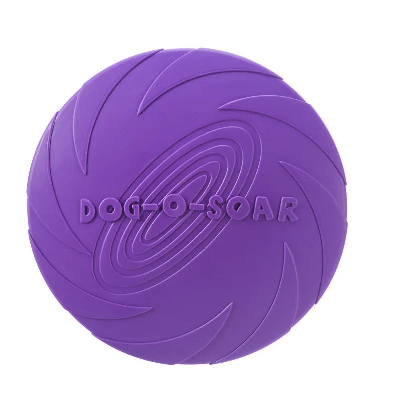 Silicone Flying Disc – Chew-Resistant Training Toy for Dogs, Durable Fetch Disc