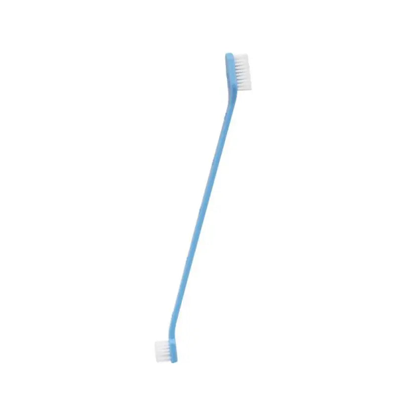 Double Head Dog Toothbrush – Multi-Angle Nylon Bristle Cleaner