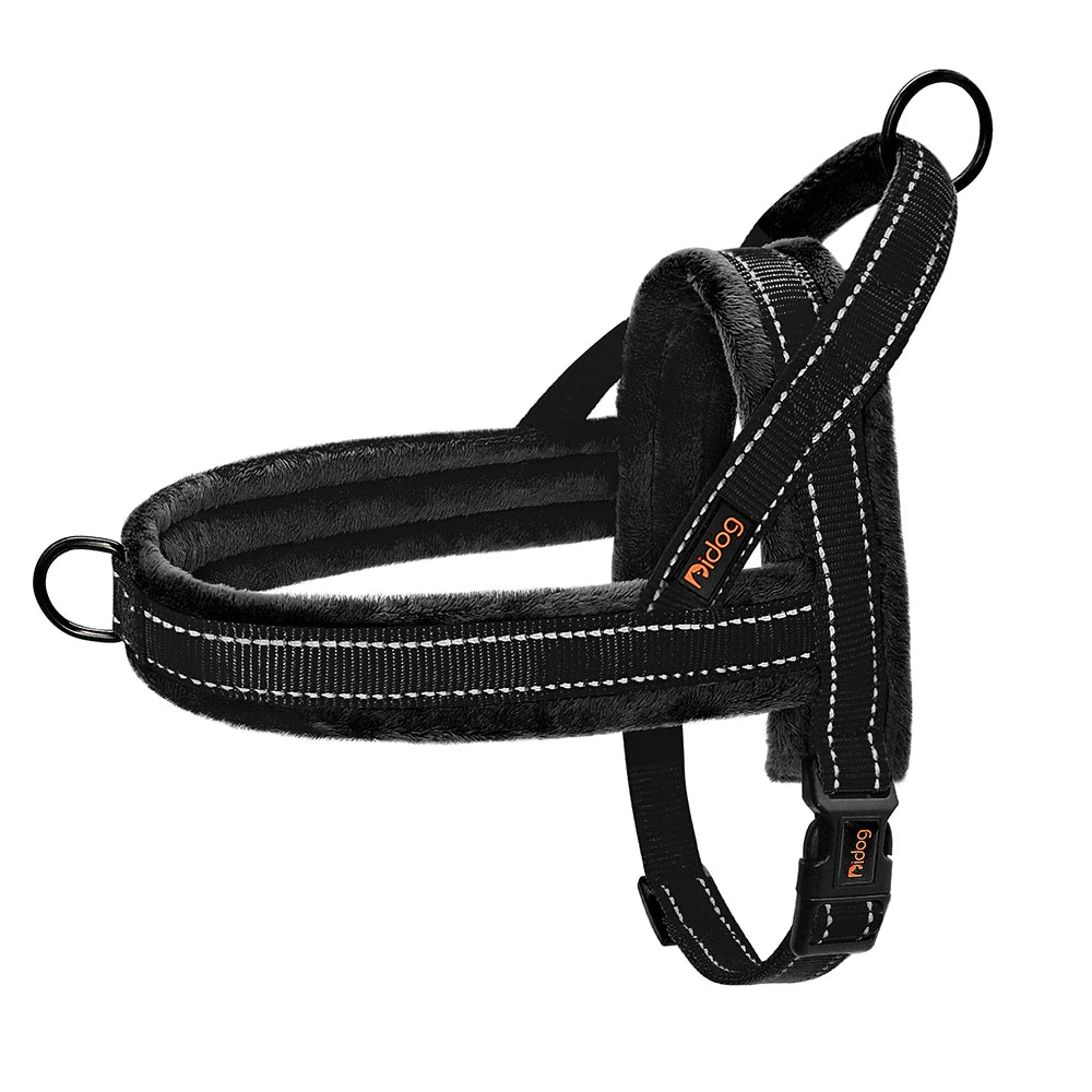 Reflective Dog Harness Vest – Warm Padded Night Safe Design