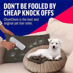 Pet Hair Remover Roller – Self-Cleaning One-Hand Lint & Fur Remover for Dogs