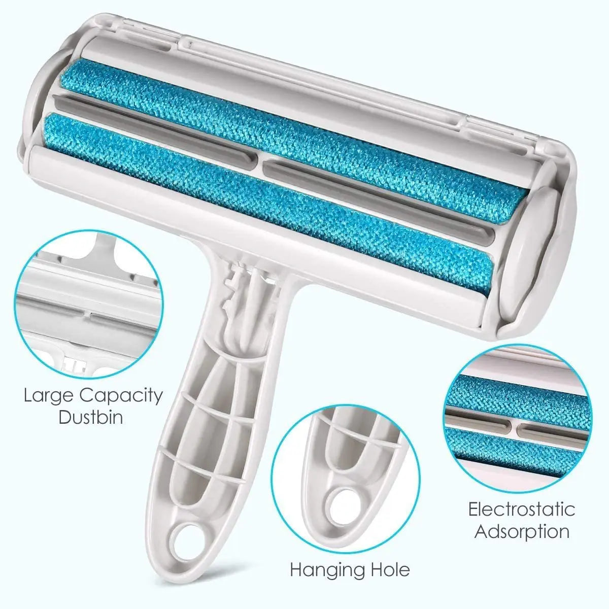 Pet Hair Remover Roller for Dogs – Self-Cleaning Lint Roller