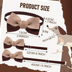 Maillard Dog Bow Tie Nylon – Delicate Polished Pet Bowknot