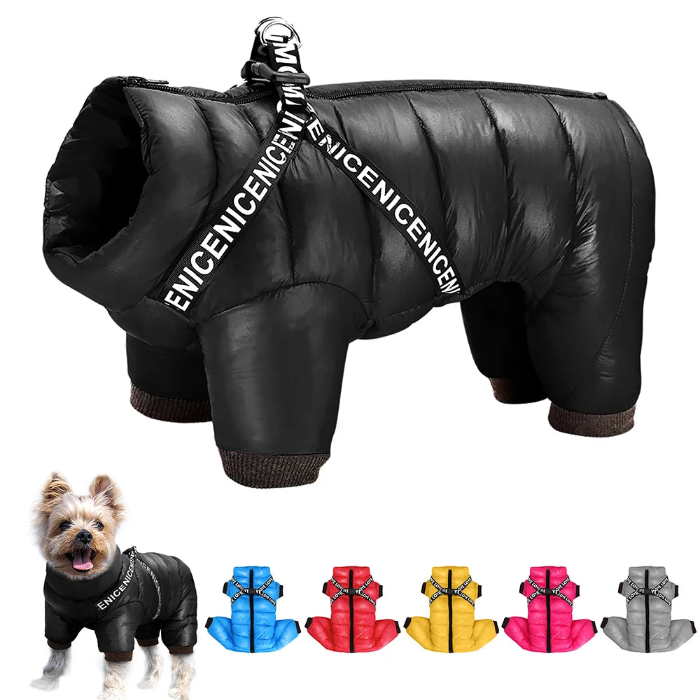 PET ARTIST Winter Dog Jacket – Waterproof Cotton Coat