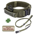 Tactical Dog Collar – Adjustable Heavy Duty Reflective Collar