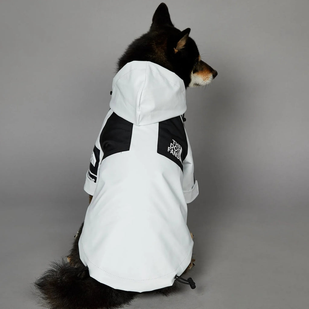 Waterproof Hooded Dog Raincoat Windbreaker – Lightweight Polyester