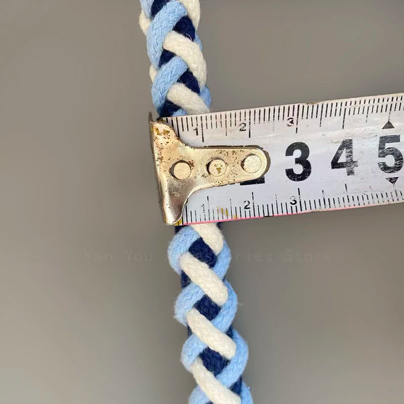 Dog Leash – Handwoven Floral Cotton