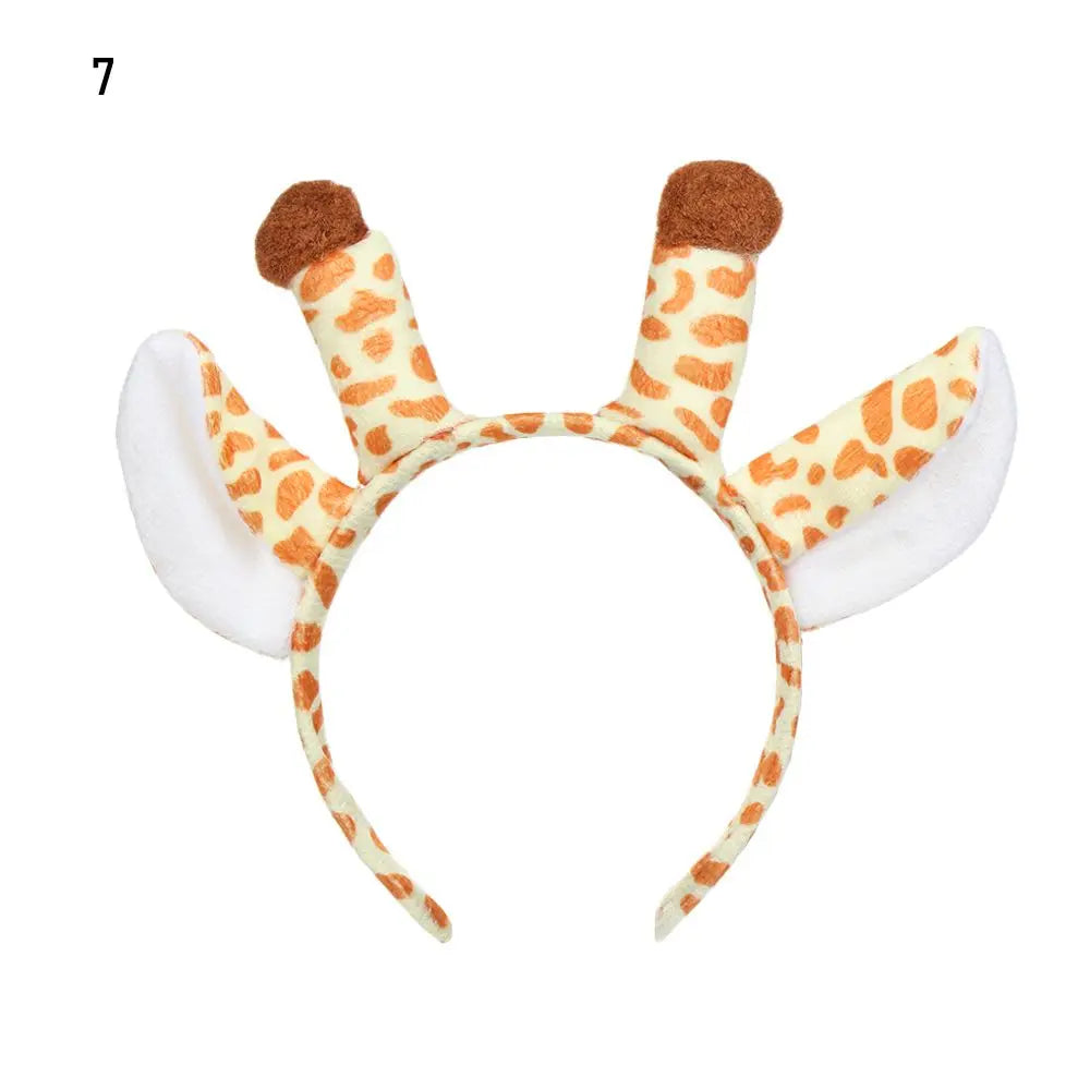 Plush Animal Ears Headband – Cosplay & Party Accessory