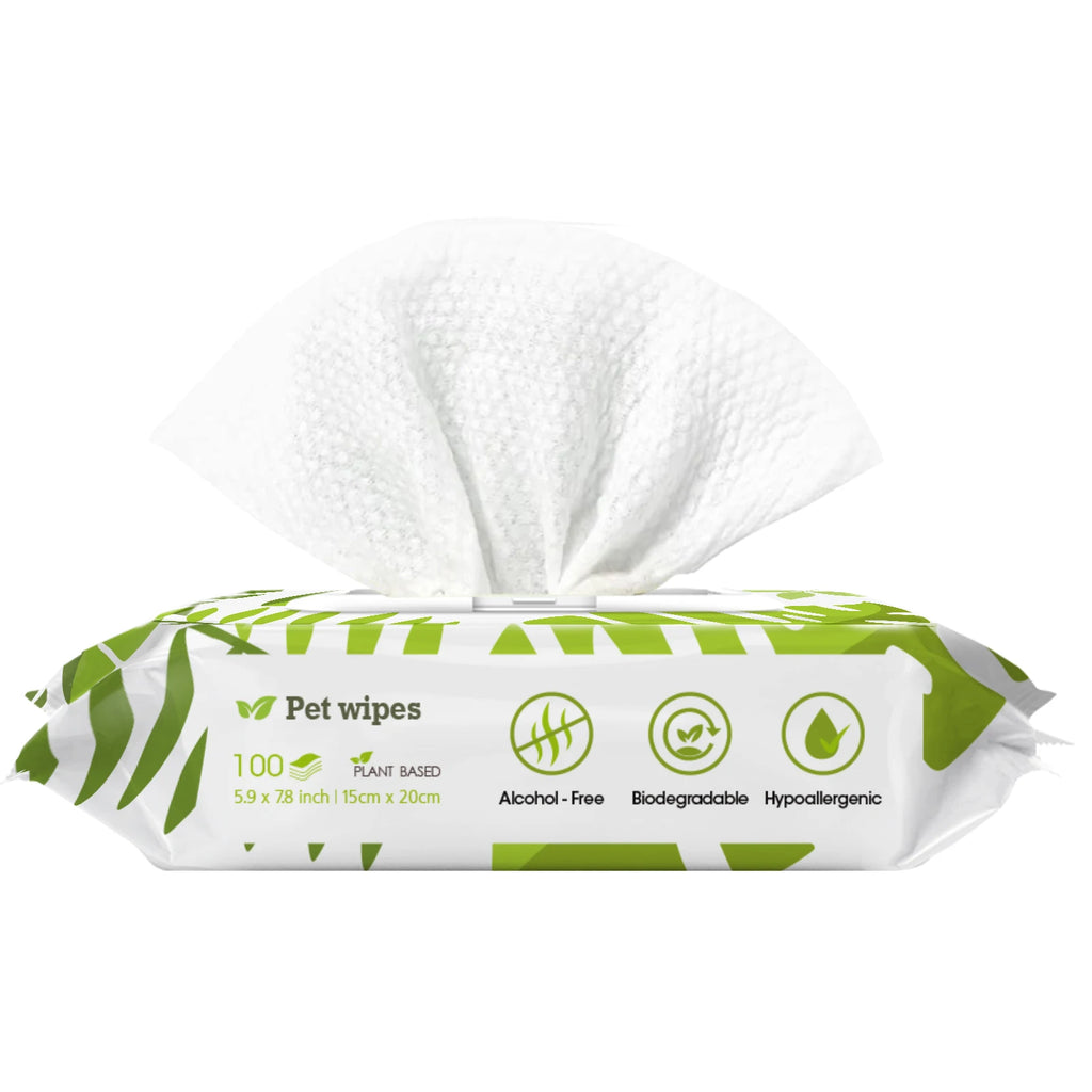 Dog Cleaning Wipes – Gentle Daily Pet Wipes (100pcs)