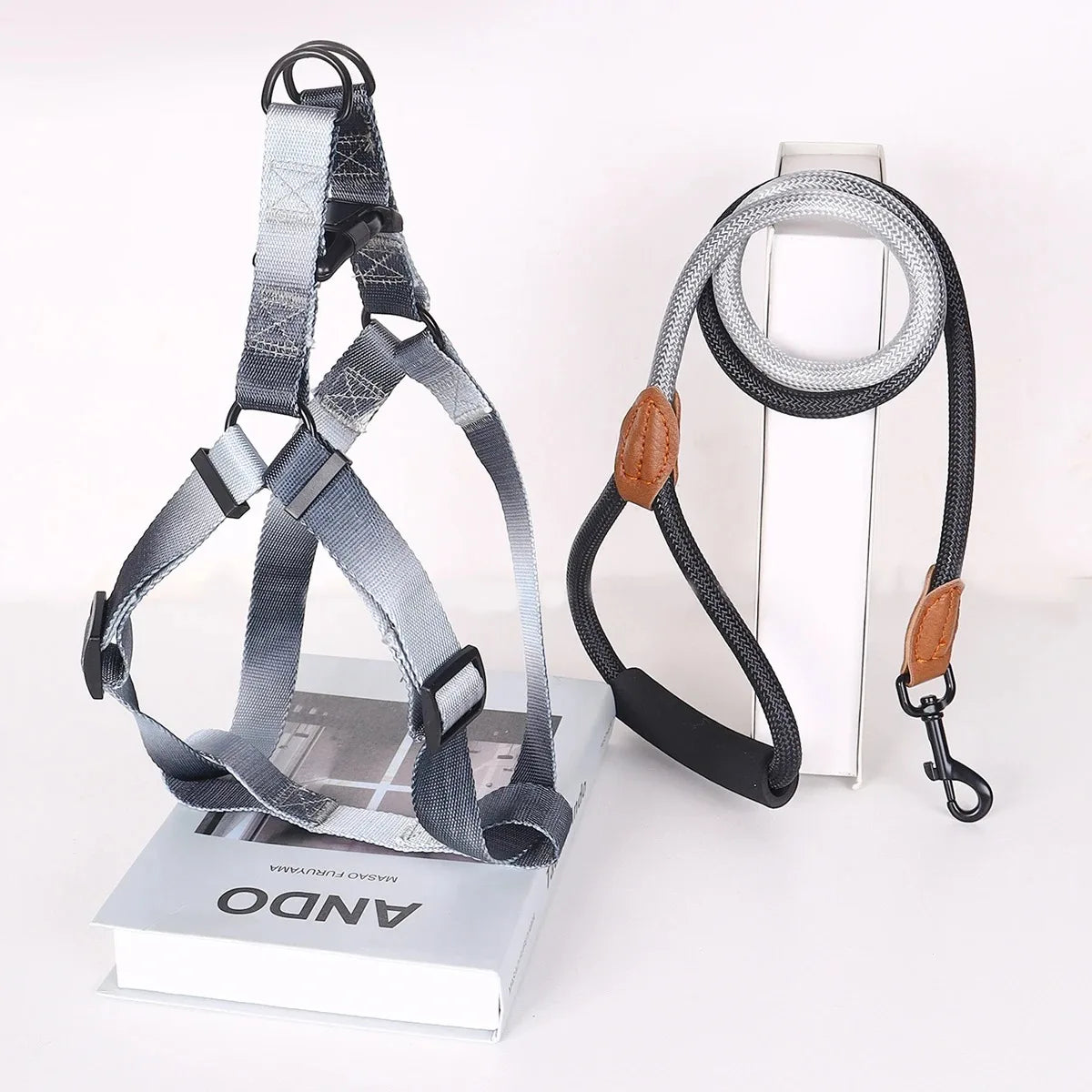 Dog Harness Set – Adjustable Comfort Fit