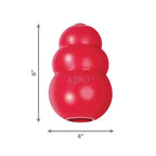 KONG Classic Dog Toy – Durable Rubber Chew & Treat Dispensing Toy