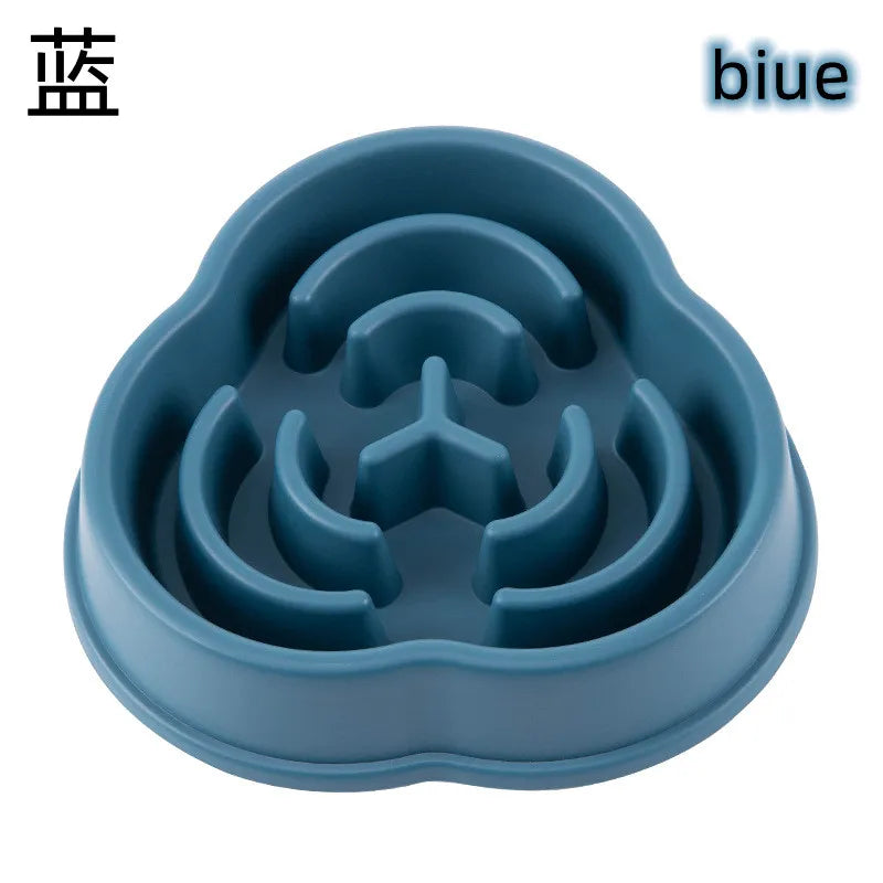 Modern Aesthetic Slow Feeder Dog Bowl – Anti-Choking Maze Dish