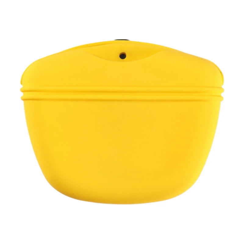 Silicone Dog Treat Training Pouch – Portable Magnetic Closure Waist Bag