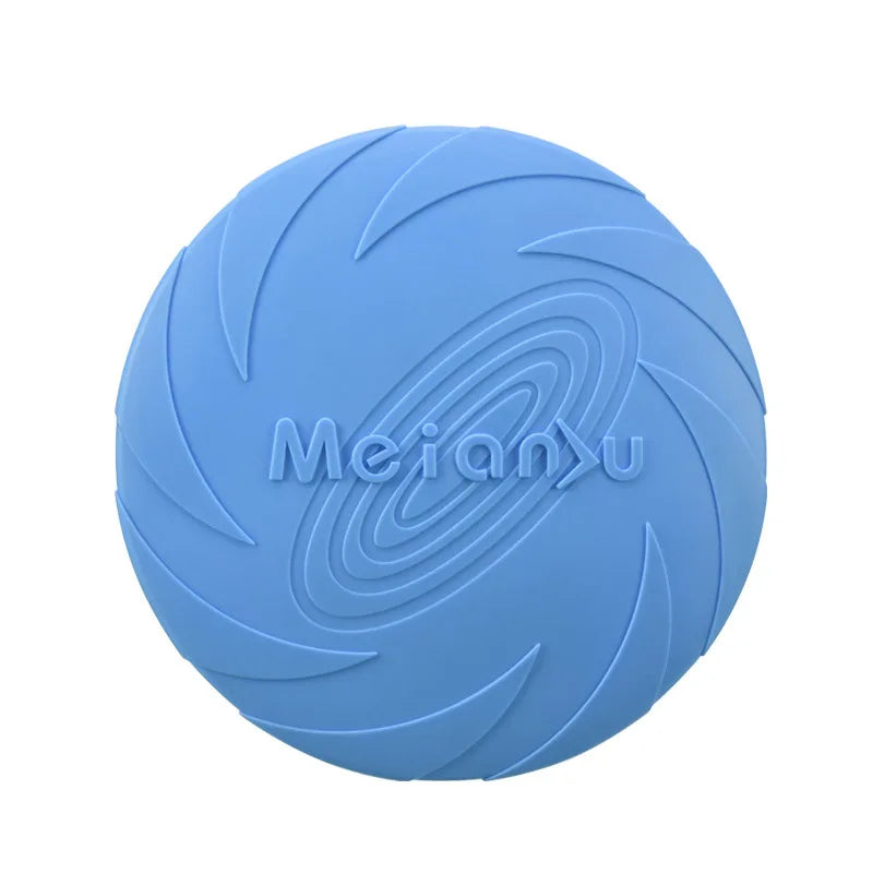 Silicone Dog Flying Disc Toy – Durable Soft Frisbee for Interactive Pet Play