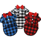 Plaid Dog Vest Coat – Formal Outfit for Small to Medium Dogs