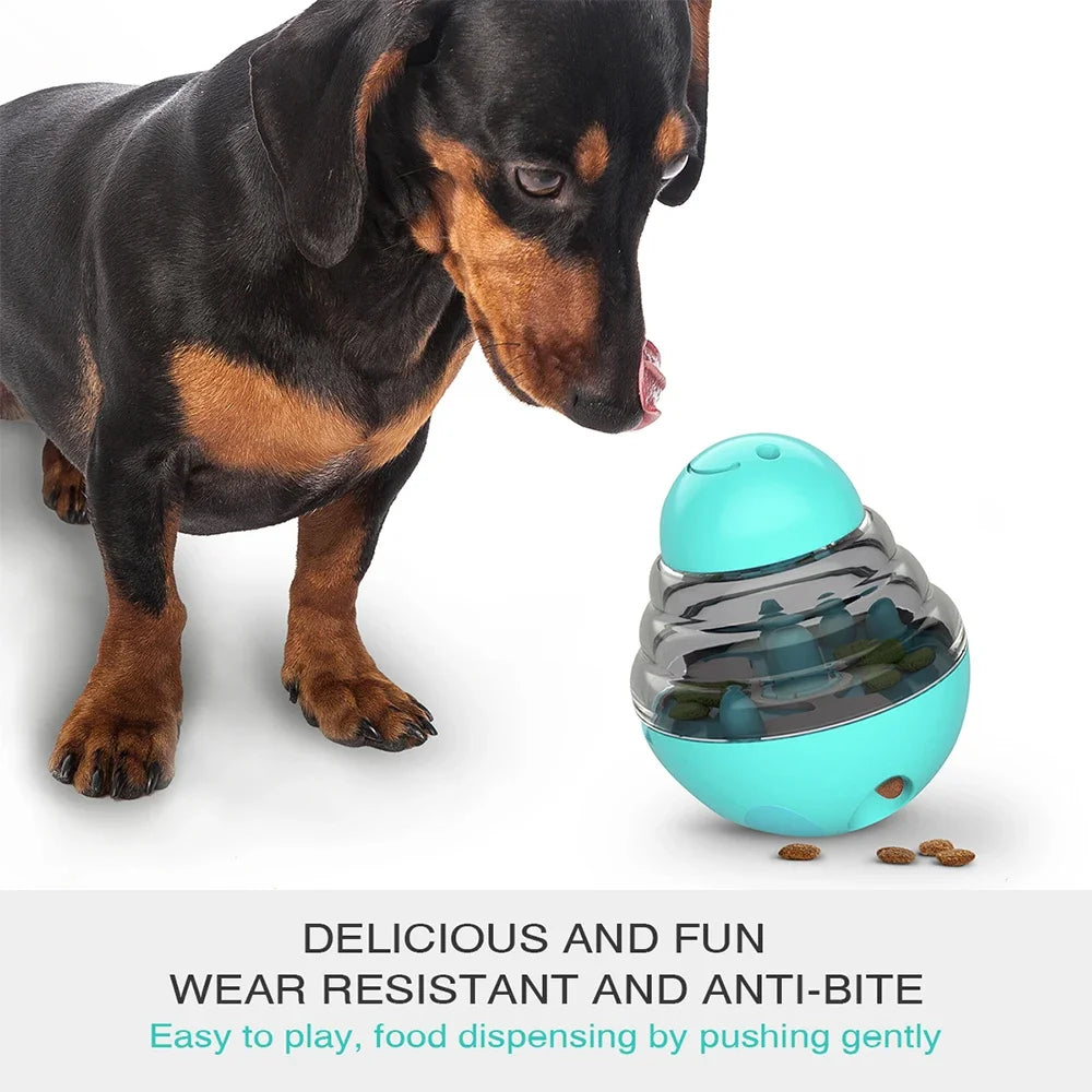 Dog Treat Dispenser Toy – IQ Tumbler Feeder