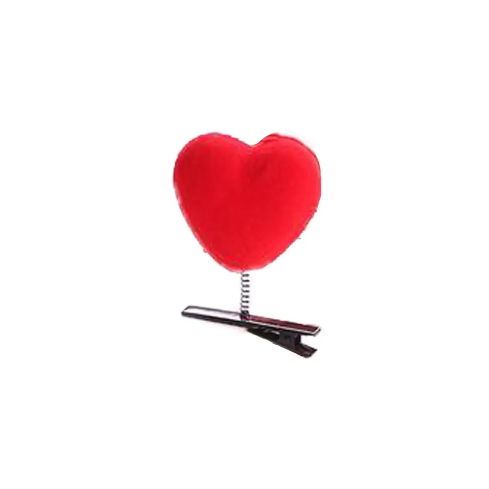 Duck Plush Hair Clip for Kids – 4cm Alloy Barrette Yellow & Red