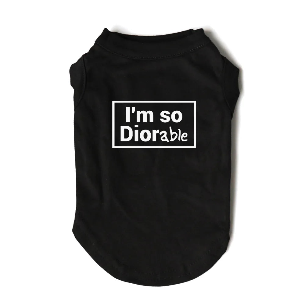 Summer Dog Singlet Cotton Blend – Lightweight Small & Medium Tee