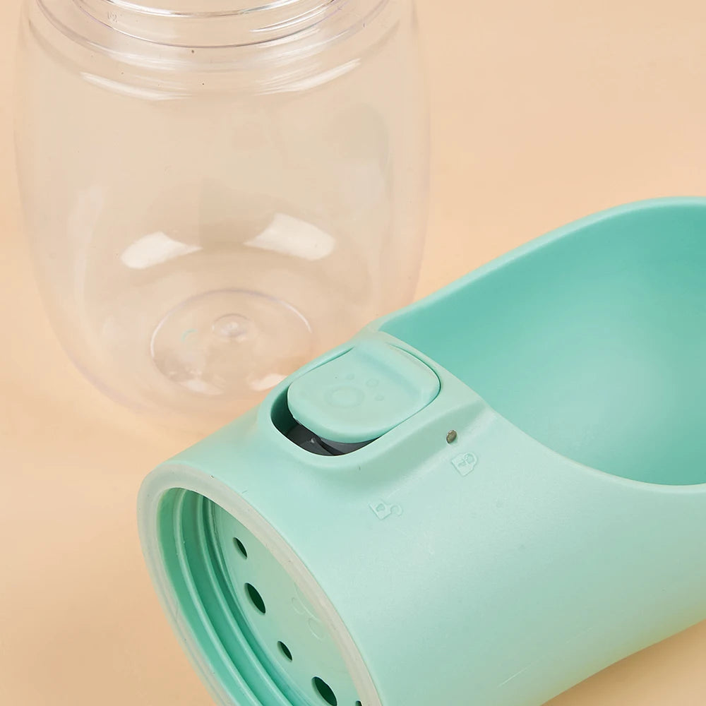 Portable Dog Water Bottle & Travel Bowl – Leak-Proof Dispenser