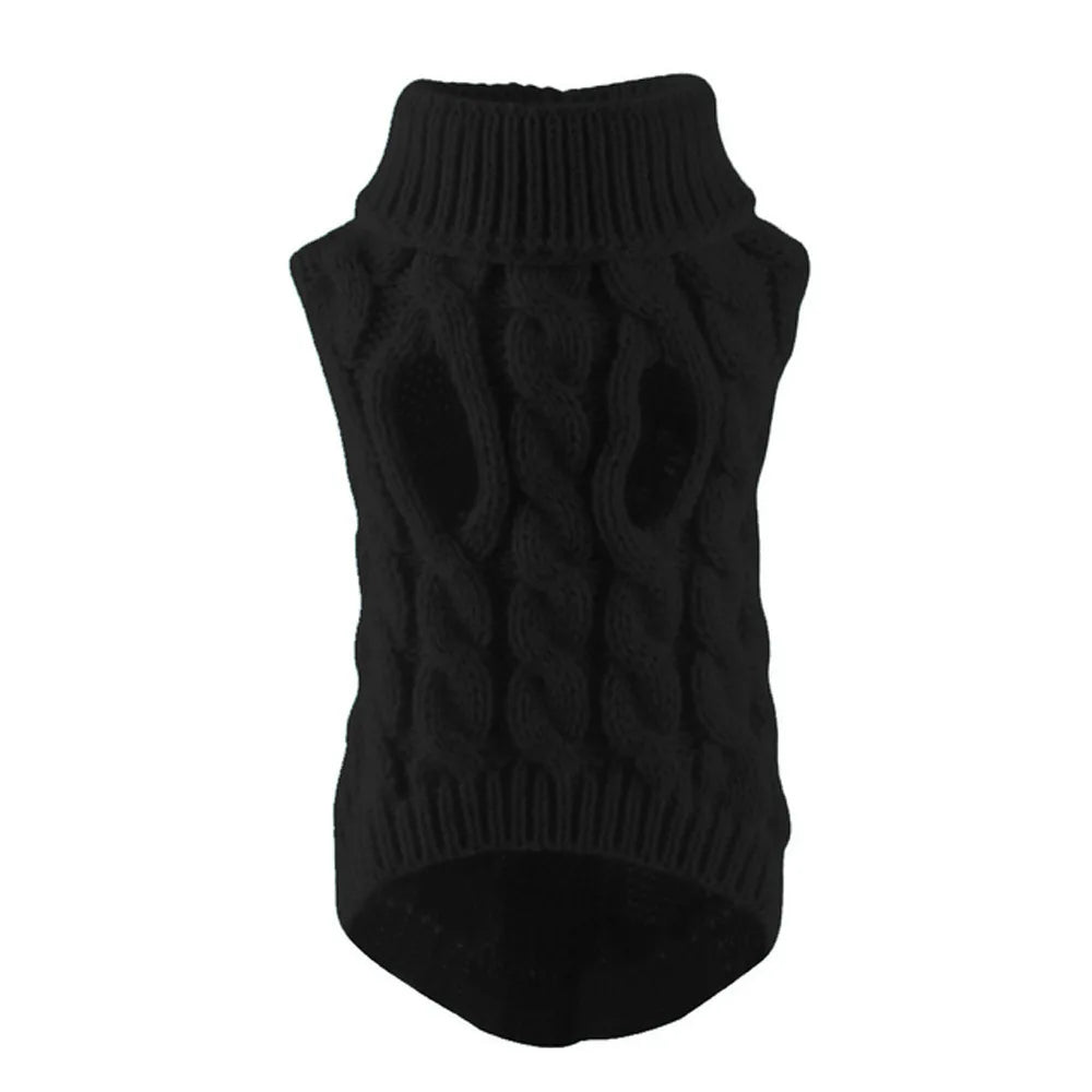 Dog Sweater for Small Breeds – Autumn Knit Fleece Warmwear