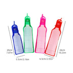 Squeeze-to-Fill Dog Travel Water Bottle – Built-In Drinking Bowl