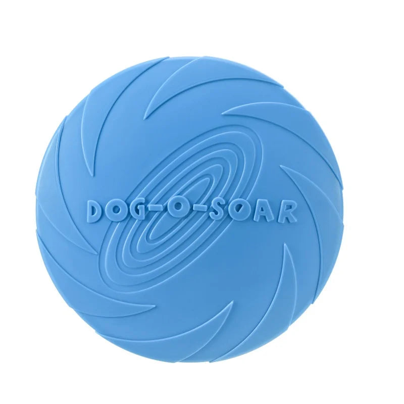 Silicone Flying Disc – Chew-Resistant Training Toy for Dogs, Durable Fetch Disc