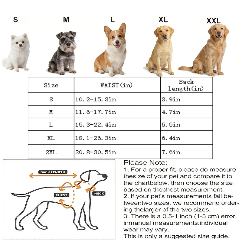 Female Dog Diapers – Reusable Waterproof Washable Pants