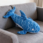 Whale Plush Dog Toy – Squeaky Interactive for All Sizes