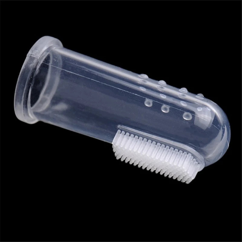 Super Soft Pet Finger Toothbrush – Silicone Dental Care for Dogs