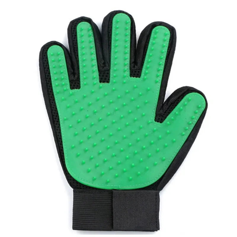 Pet Grooming Glove Hair Removal Mitt For Dogs Gentle Easy Pet Hair Upkeep