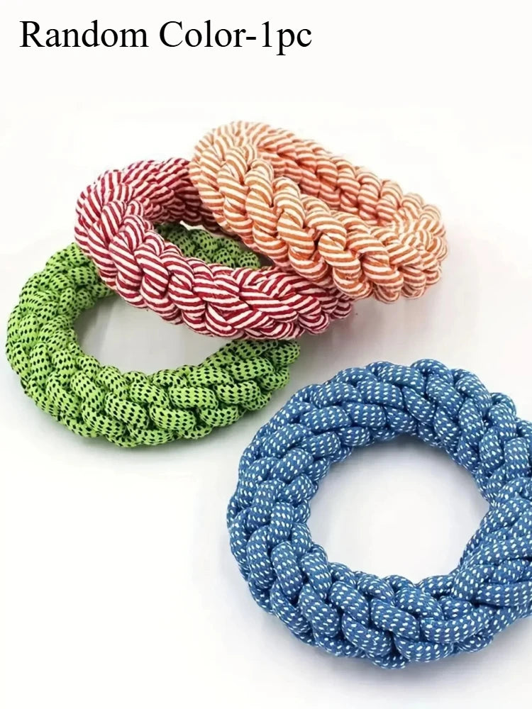 Durable Linen Rope Dog Toy for Medium & Large Dogs