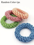 Durable Linen Rope Dog Toy for Medium & Large Dogs