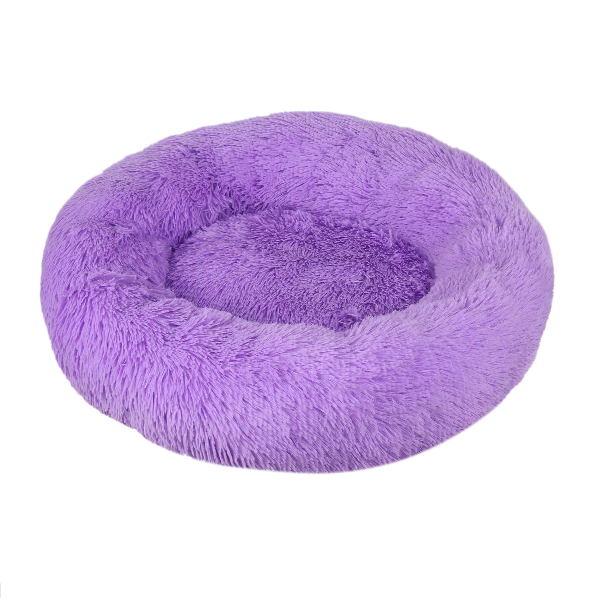 Pet Dog Bed Donut Cuddler – Ultra Soft Washable Round Dog Kennel, Winter Warm Sofa