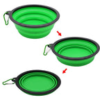Heavy-Duty Collapsible Dog Travel Bowl – Adventure-Ready Silicone Feeder