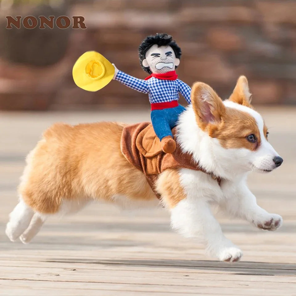 Halloween Dog Cowboy Costume Jacket – Cotton Coat