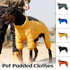 Cotton Padded Dog Coat Windproof – Warm Winter Jacket