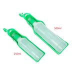 Squeeze-to-Fill Dog Travel Water Bottle – Built-In Drinking Bowl