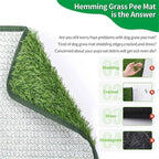 Artificial Grass Dog Potty Pad – Easy-Clean Odor-Resistant Indoor & Outdoor Training Mat